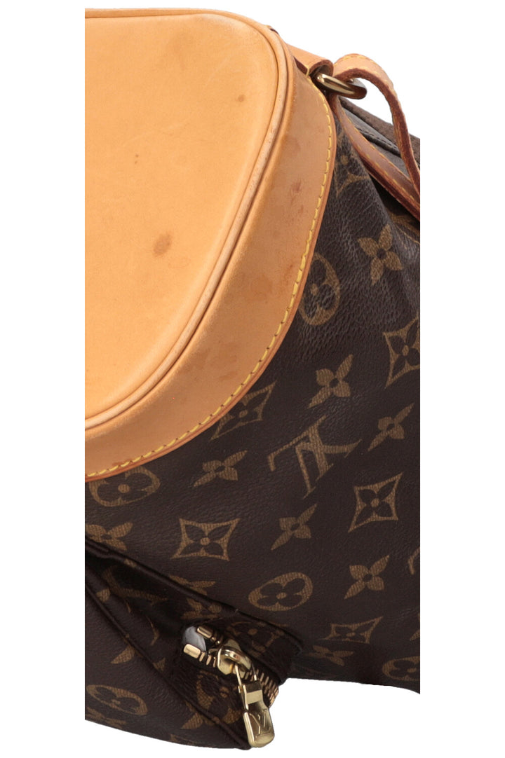 LOUIS VUITTON Montsouris GM Backpack MNG Canvas Leather Brown