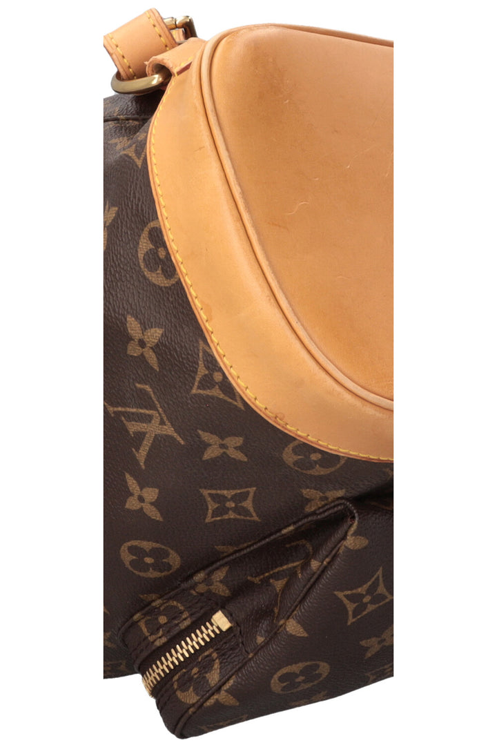 LOUIS VUITTON Montsouris GM Backpack MNG Canvas Leather Brown