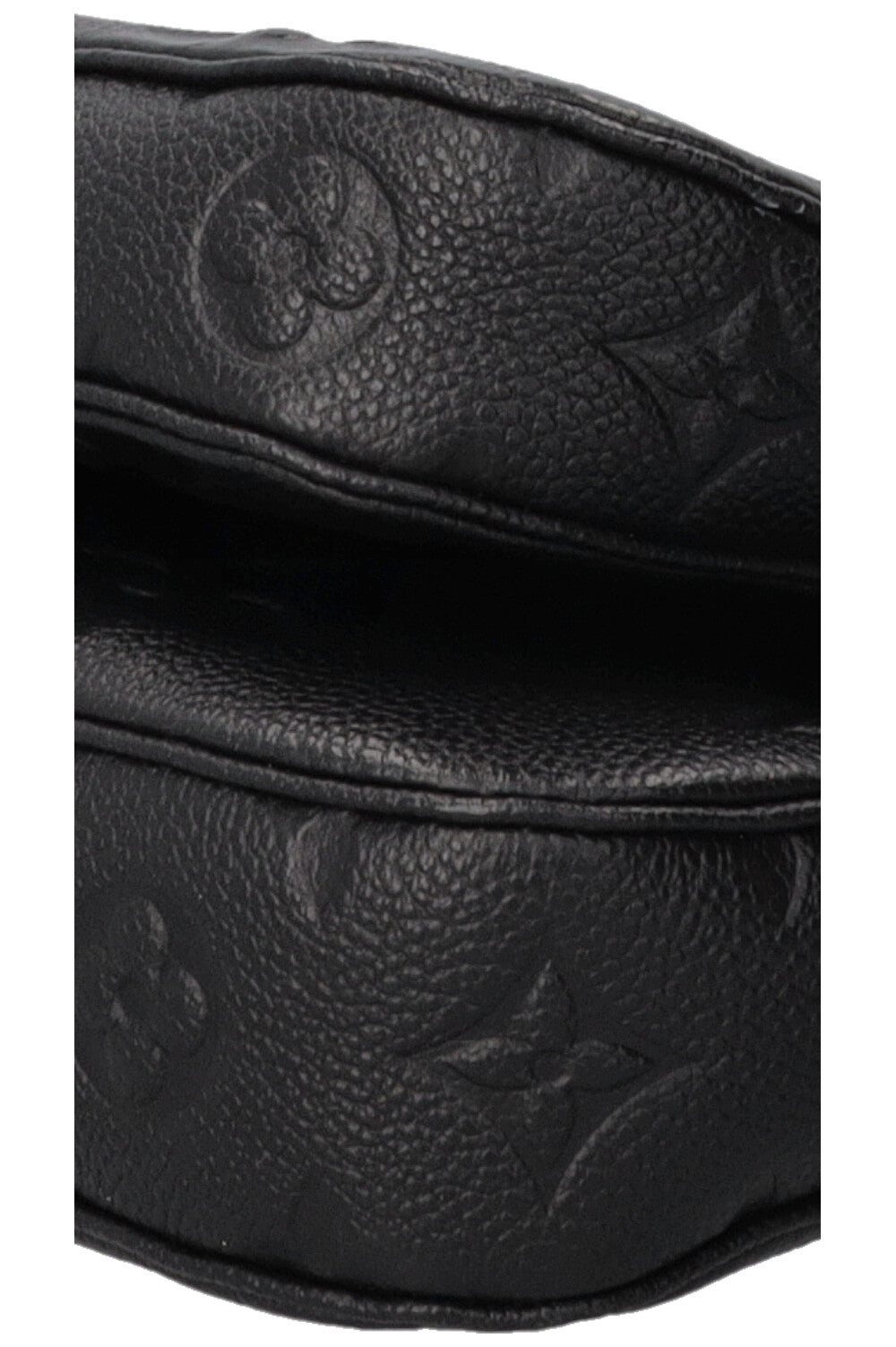 LOUIS VUITTON Multi Pochette Accessoires Cuir Empreinte Noir