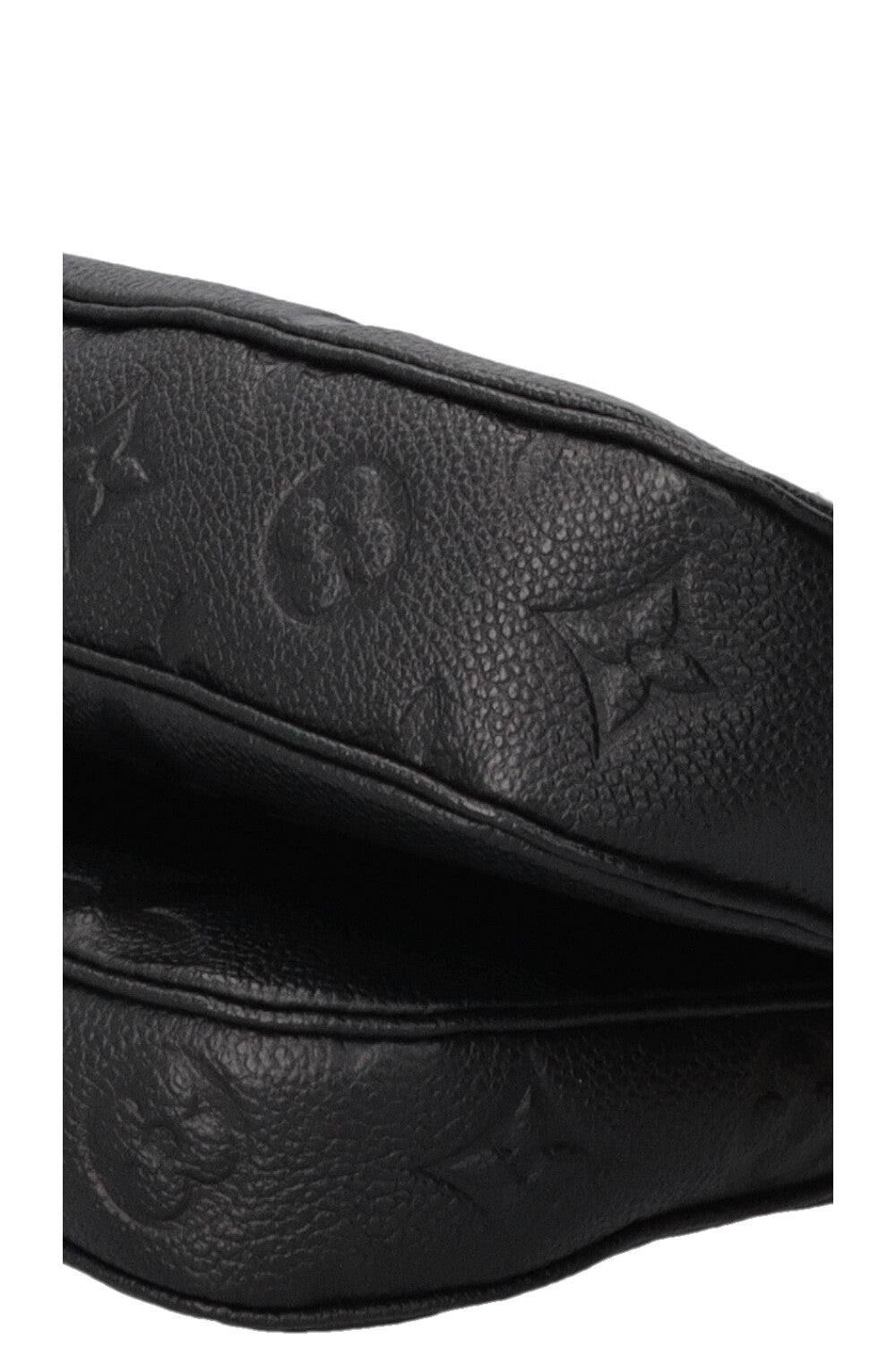 LOUIS VUITTON Multi Pochette Accessoires Cuir Empreinte Noir