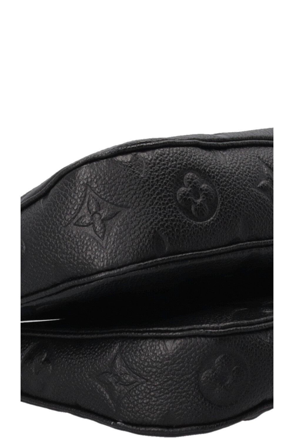 LOUIS VUITTON Multi Pochette Accessoires Cuir Empreinte Noir