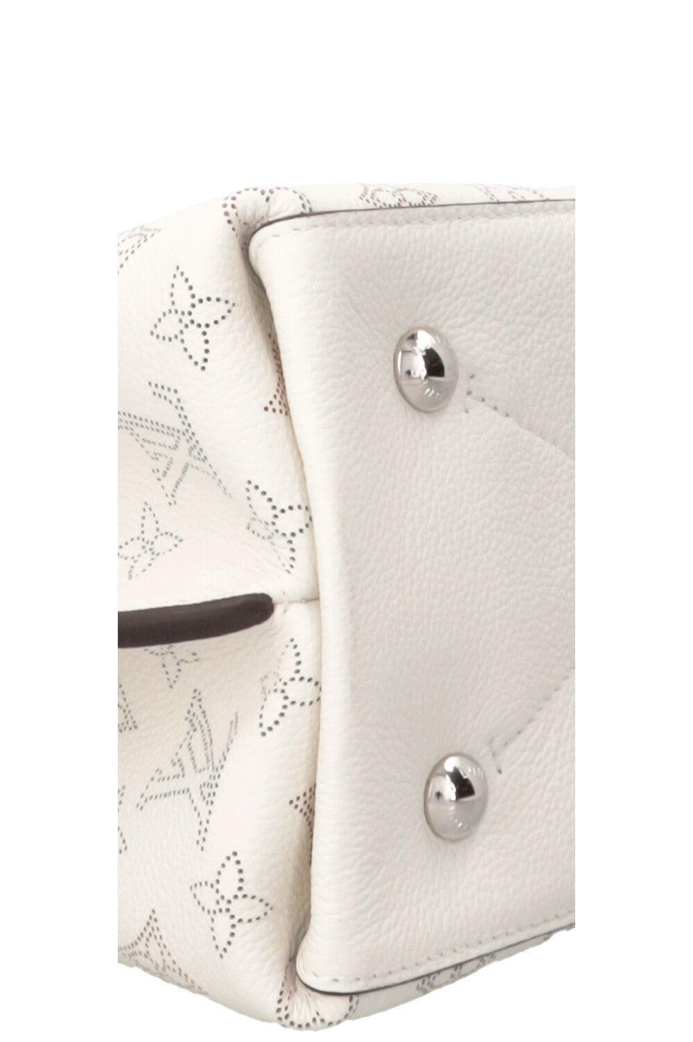 LOUIS VUITTON Muria Bucket Bag Mahina White