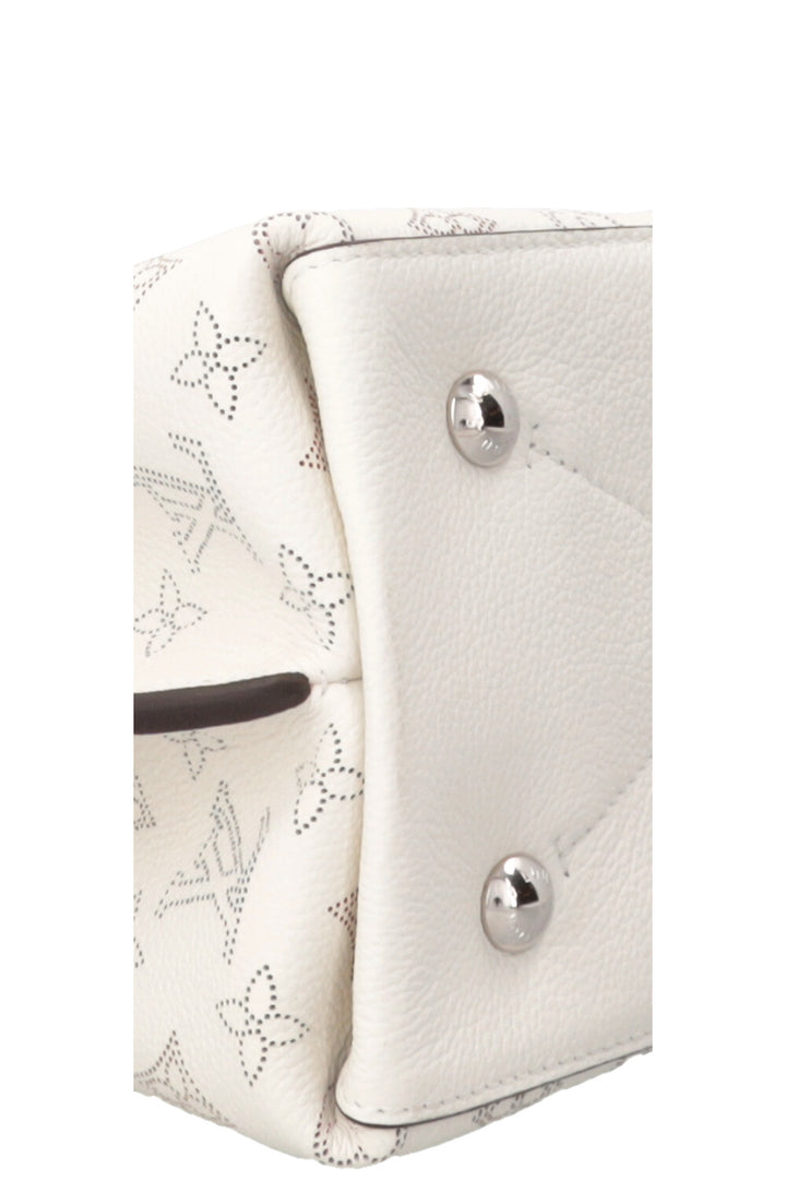 LOUIS VUITTON Muria Bucket Bag Mahina White
