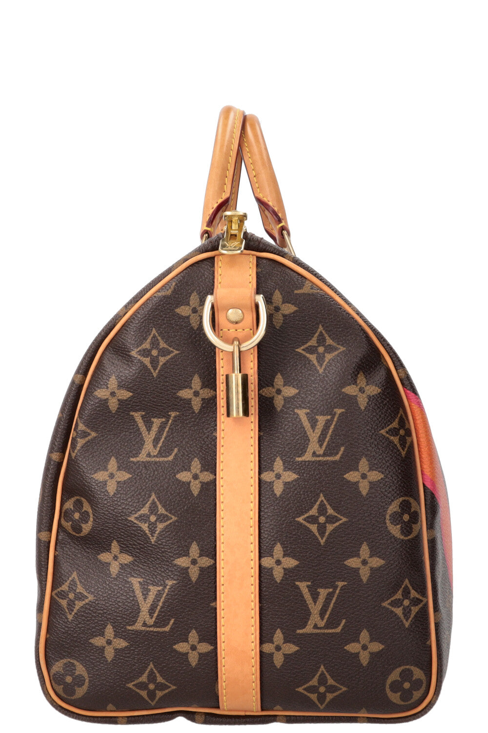 LOUIS VUITTON My LV Heritage Speedy 35 toile MNG orange rose