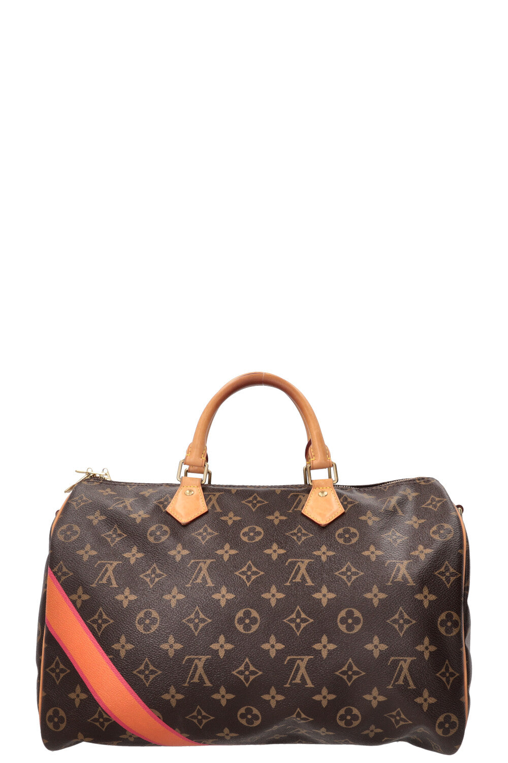 LOUIS VUITTON My LV Heritage Speedy 35 toile MNG orange rose