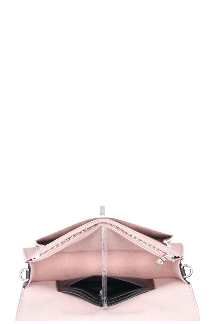 LOUIS VUITTON Mylockme Chain Pochette Leather Tricolor Pink