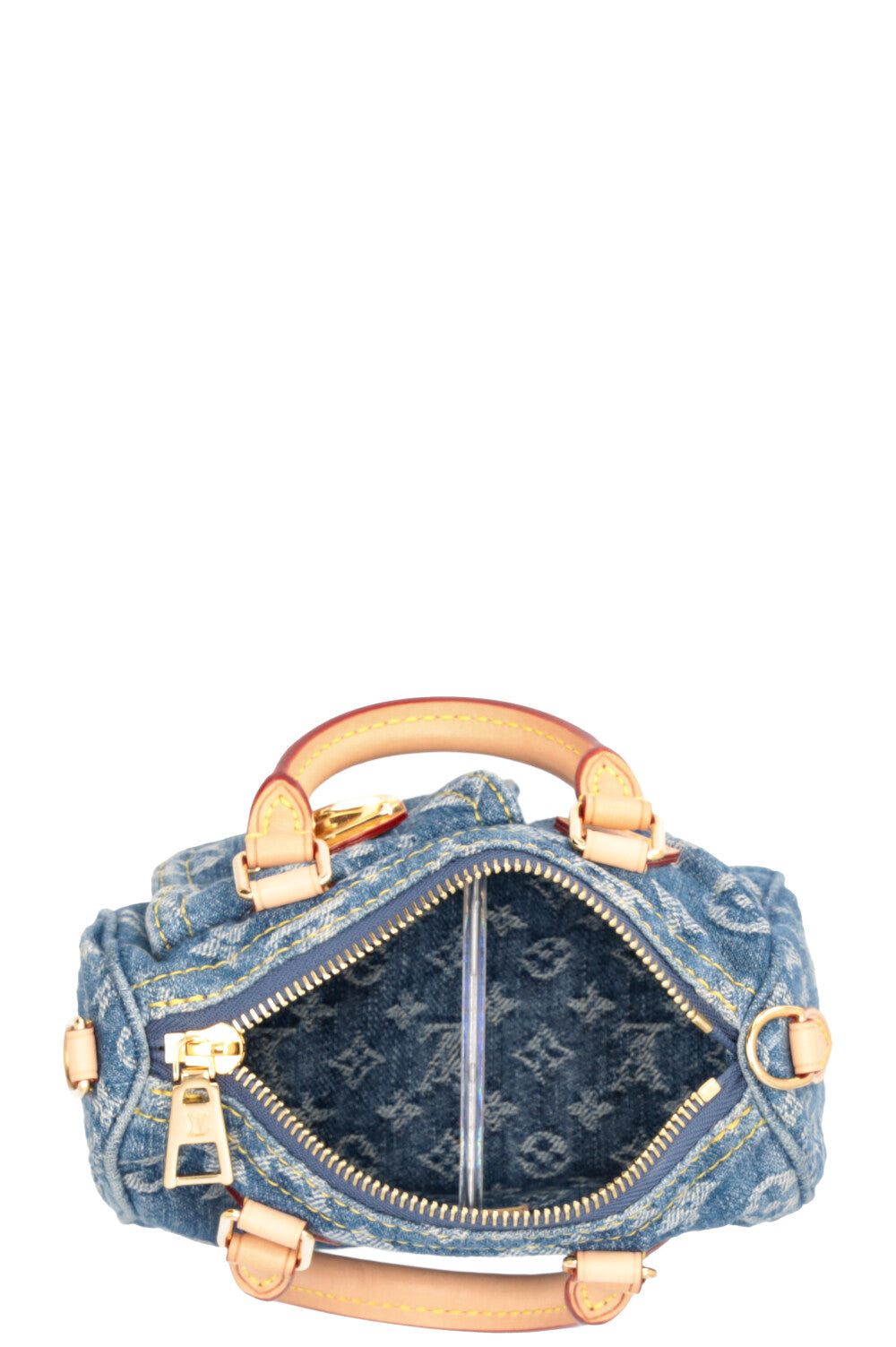 LOUIS VUITTON Nano Speedy Monogram Denim MNG