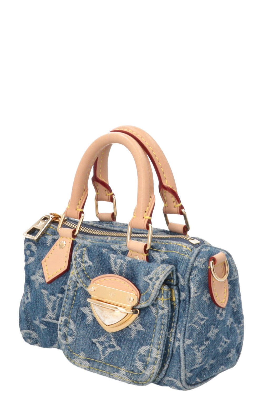 LOUIS VUITTON Nano Speedy Monogram Denim MNG
