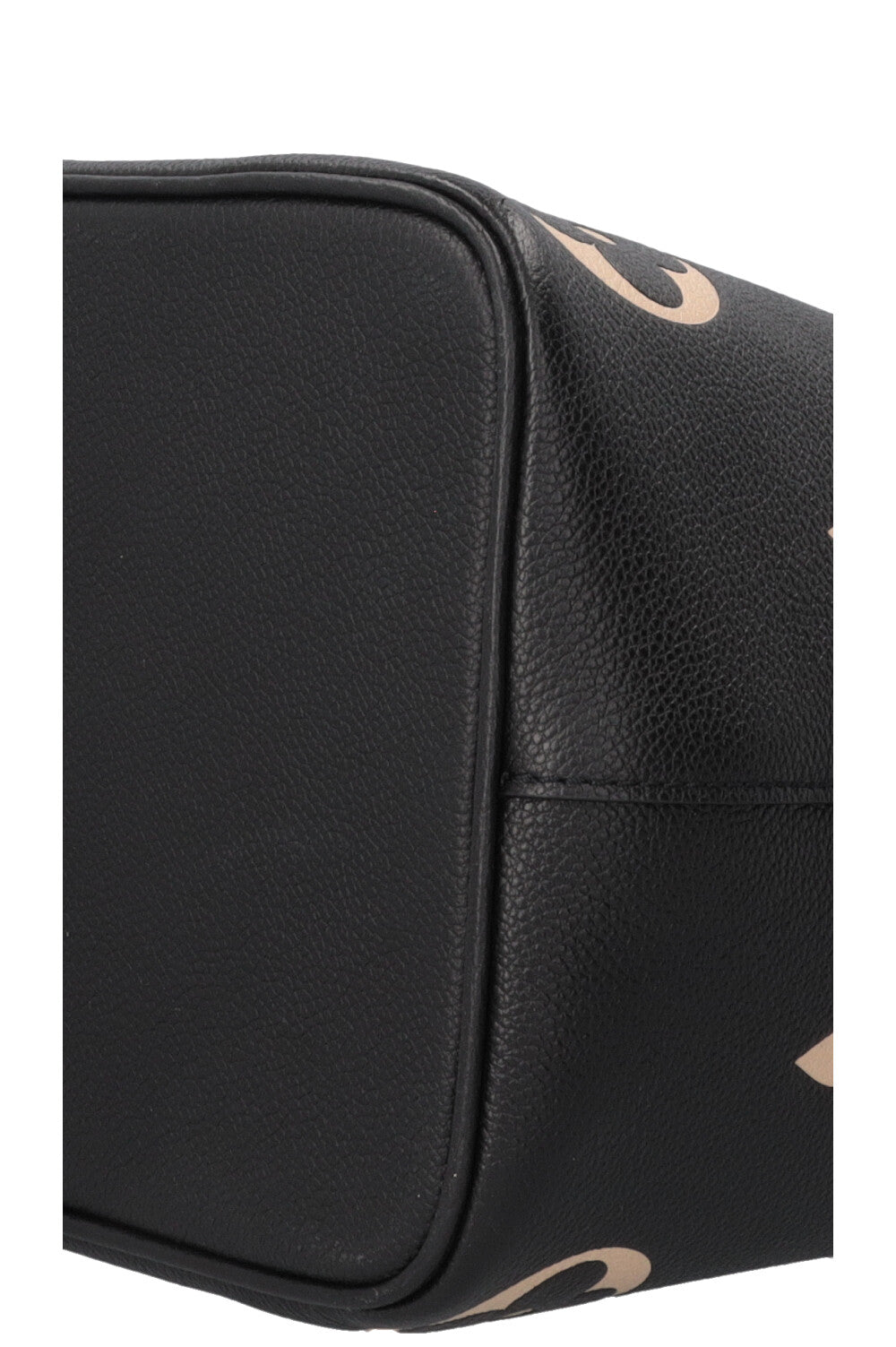 LOUIS VUITTON Néo Noé MM Cuir Empreinte Noir Beige