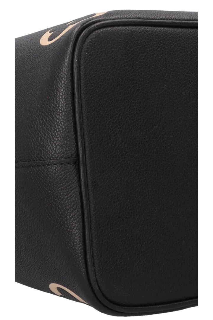 LOUIS VUITTON Néo Noé MM Cuir Empreinte Noir Beige
