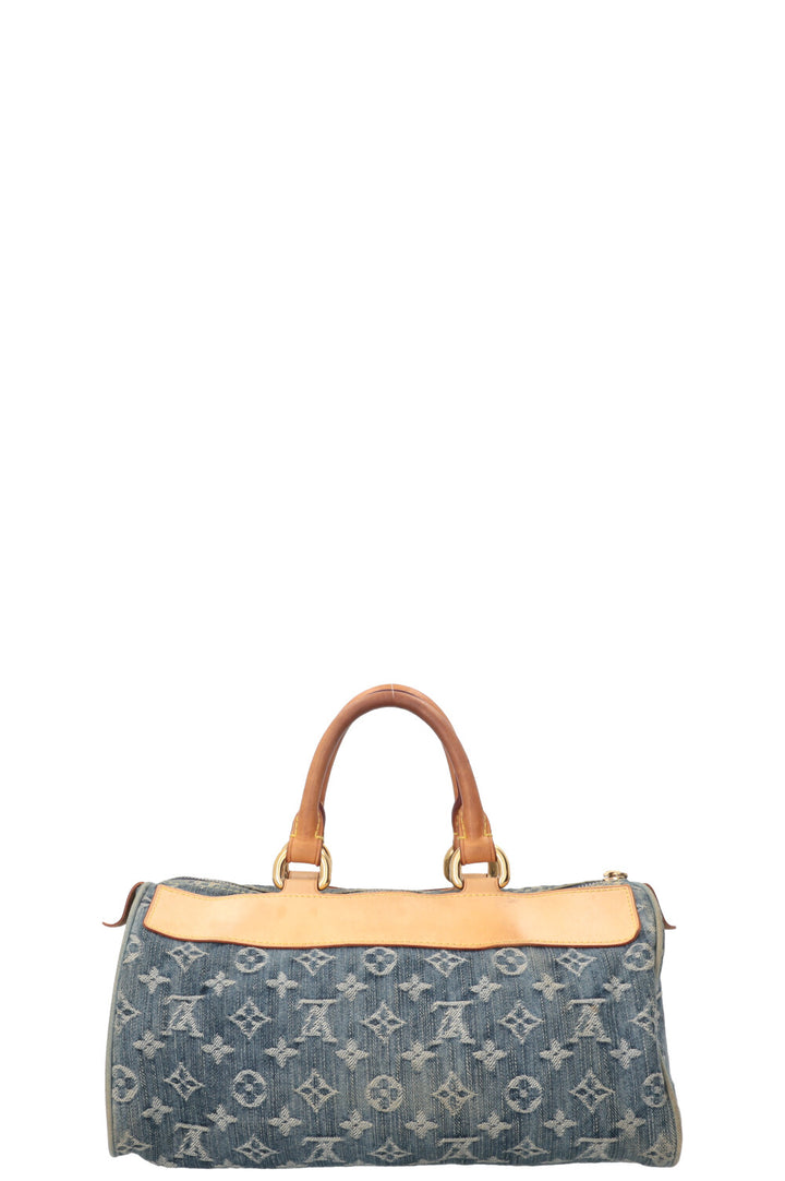 LOUIS VUITTON Neo Speedy Bag Denim Blue