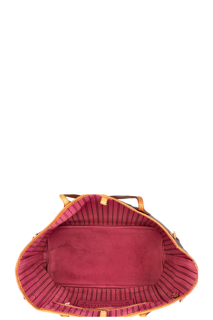 LOUIS VUITTON Neverfull MM MNG Canvas Brown