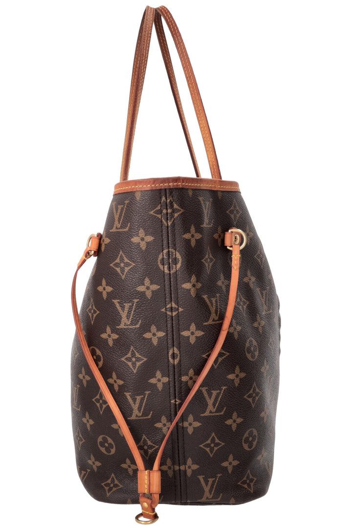 LOUIS VUITTON Neverfull MM MNG Canvas Brown