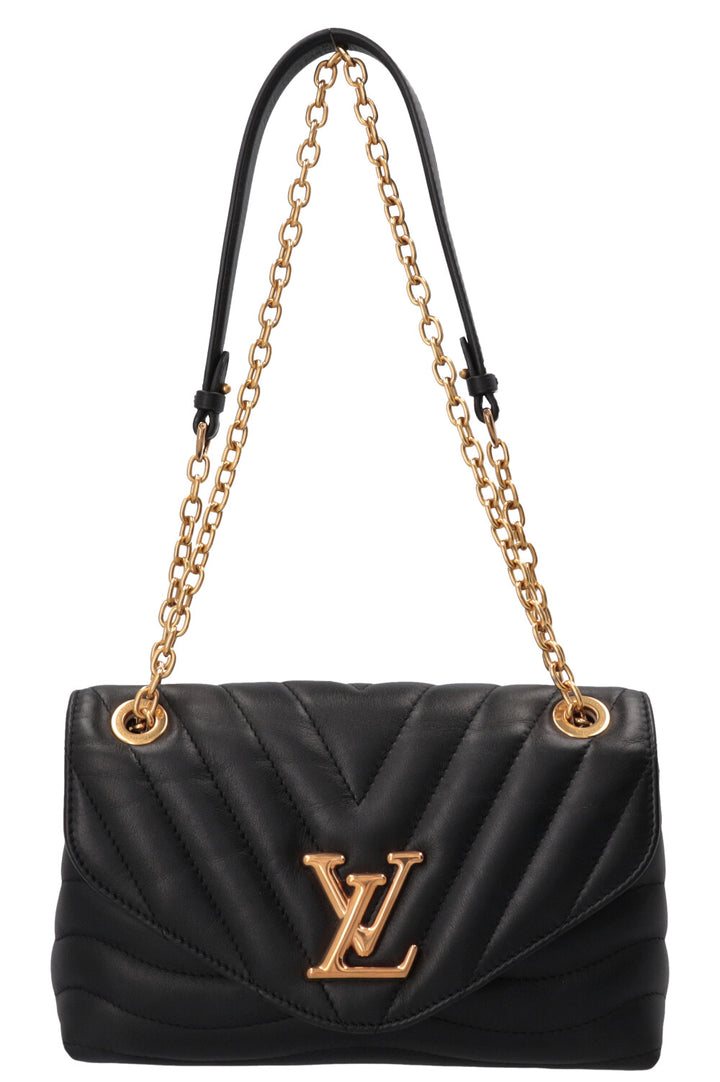 LOUIS VUITTON New Wave MM Crossbody Bag Black