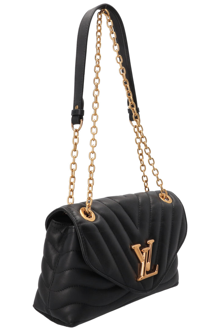 LOUIS VUITTON New Wave MM Crossbody Bag Black