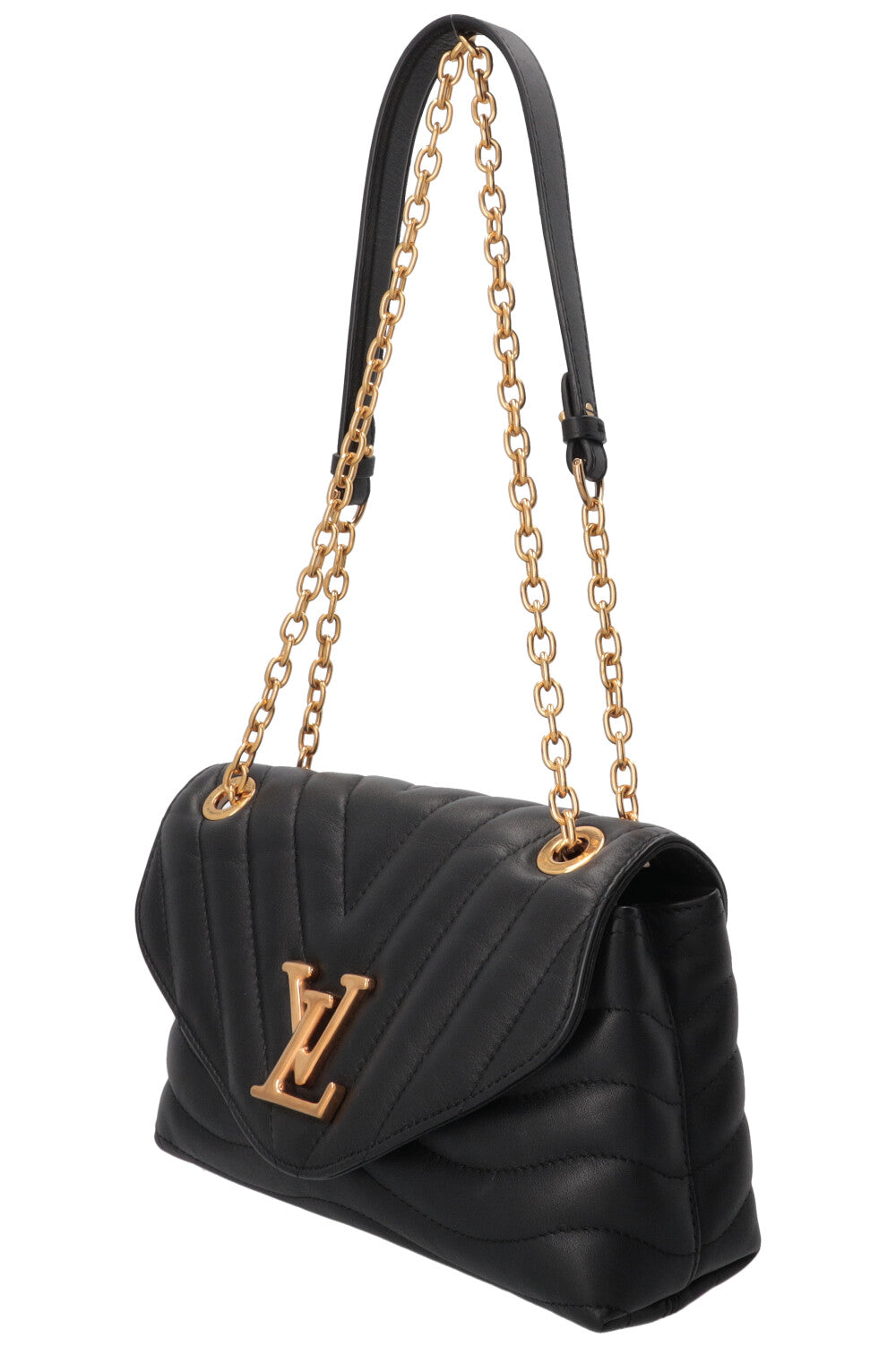 LOUIS VUITTON New Wave MM Crossbody Bag Black