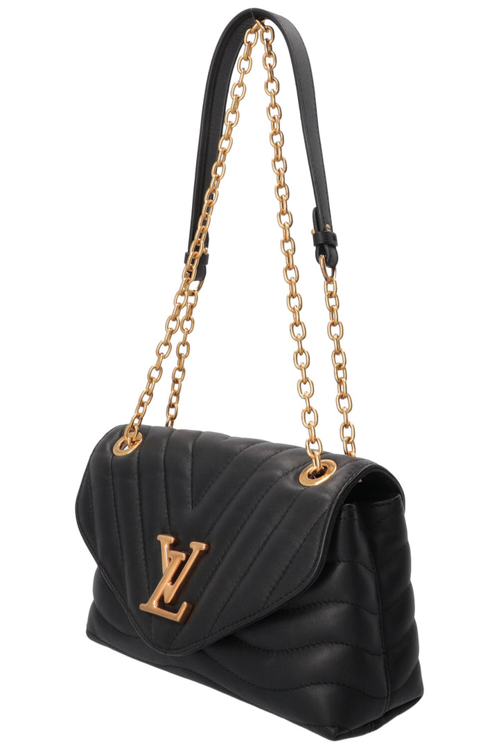 LOUIS VUITTON New Wave MM Crossbody Bag Black