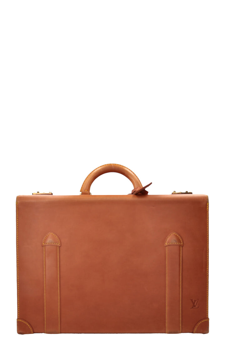 LOUIS VUITTON Nomade Pilot Case Leather Cognac
