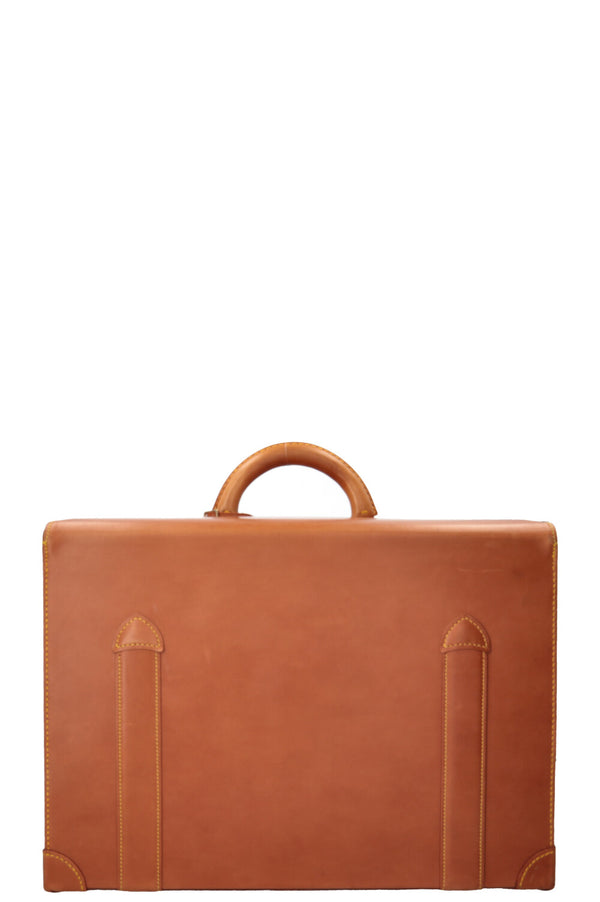 LOUIS VUITTON Nomade Pilot Case Cuir Cognac