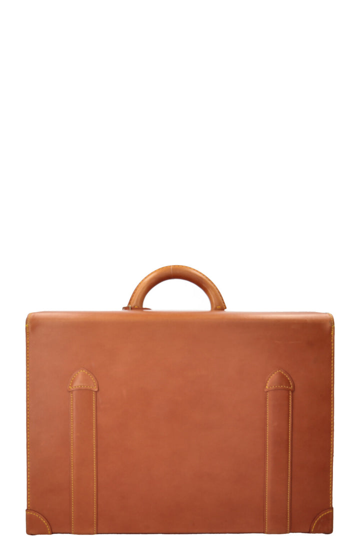 LOUIS VUITTON Nomade Pilot Case Leather Cognac