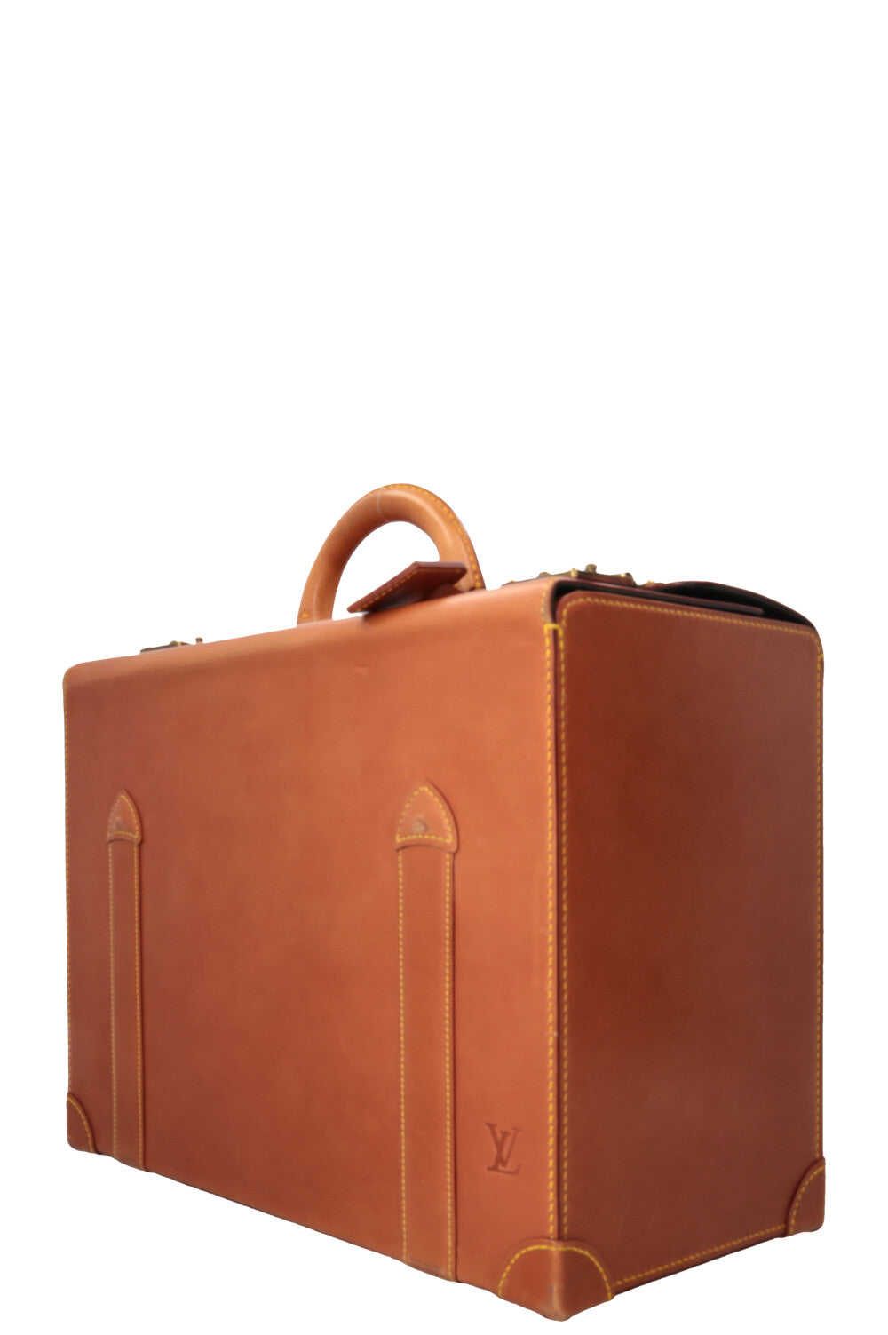 LOUIS VUITTON Nomade Pilot Case Leather Cognac