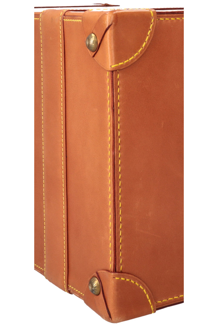 LOUIS VUITTON Nomade Pilot Case Leather Cognac