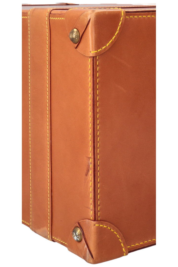 LOUIS VUITTON Nomade Pilot Case Leather Cognac