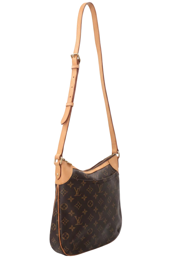 LOUIS VUITTON Odeon PM Crossbody Bag MNG Canvas