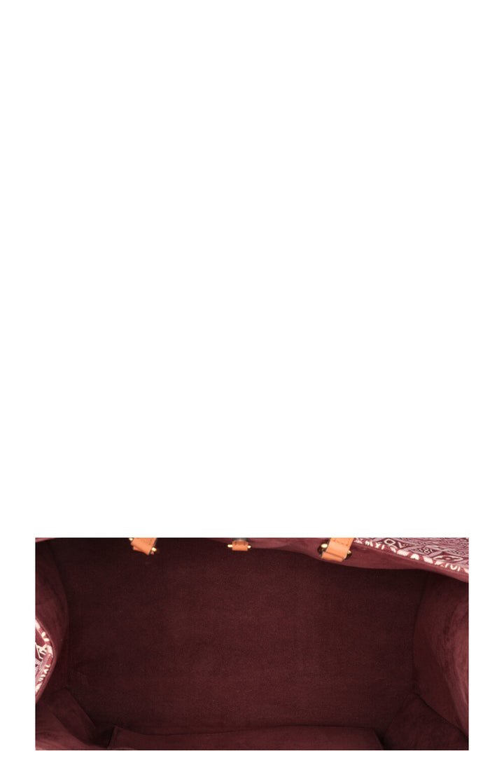 LOUIS VUITTON OnTheGo GM Since 1854 Canvas Red