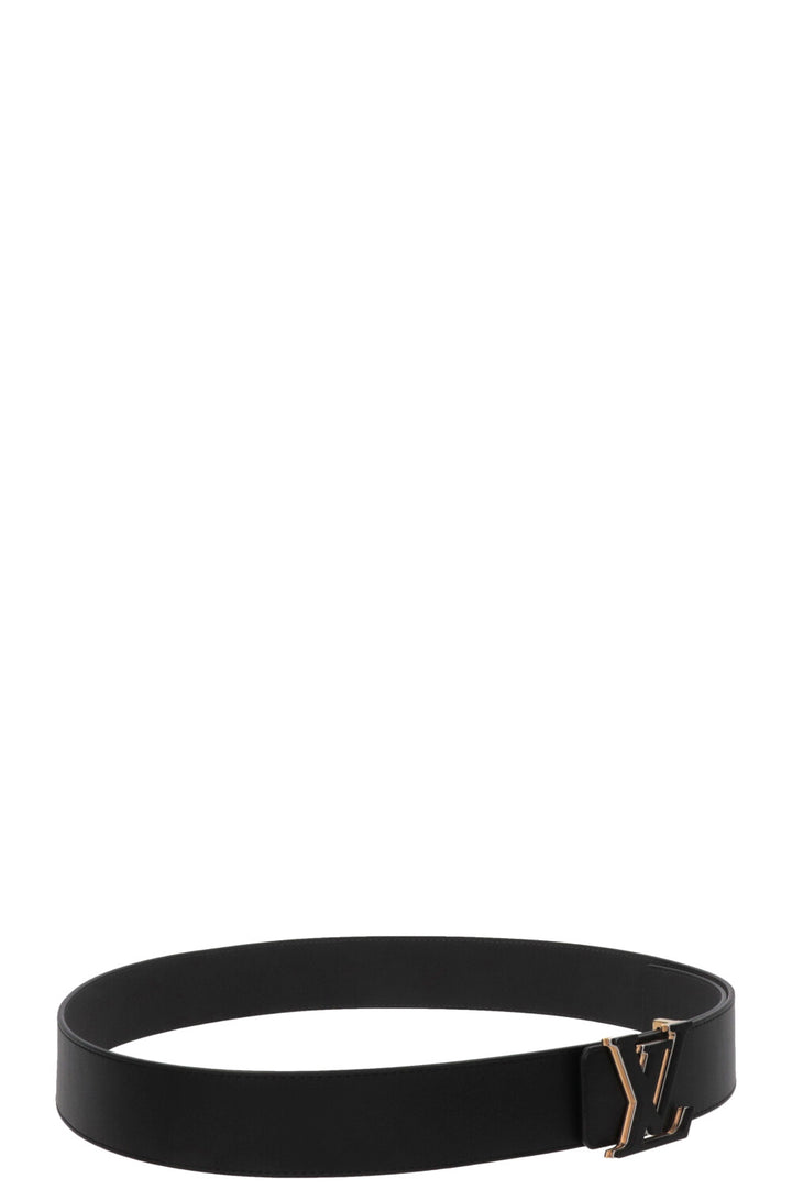 LOUIS VUITTON Optic Reversible Belt Leather Black