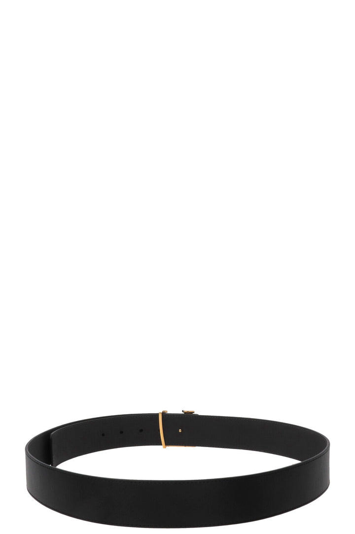 LOUIS VUITTON Optic Reversible Belt Leather Black