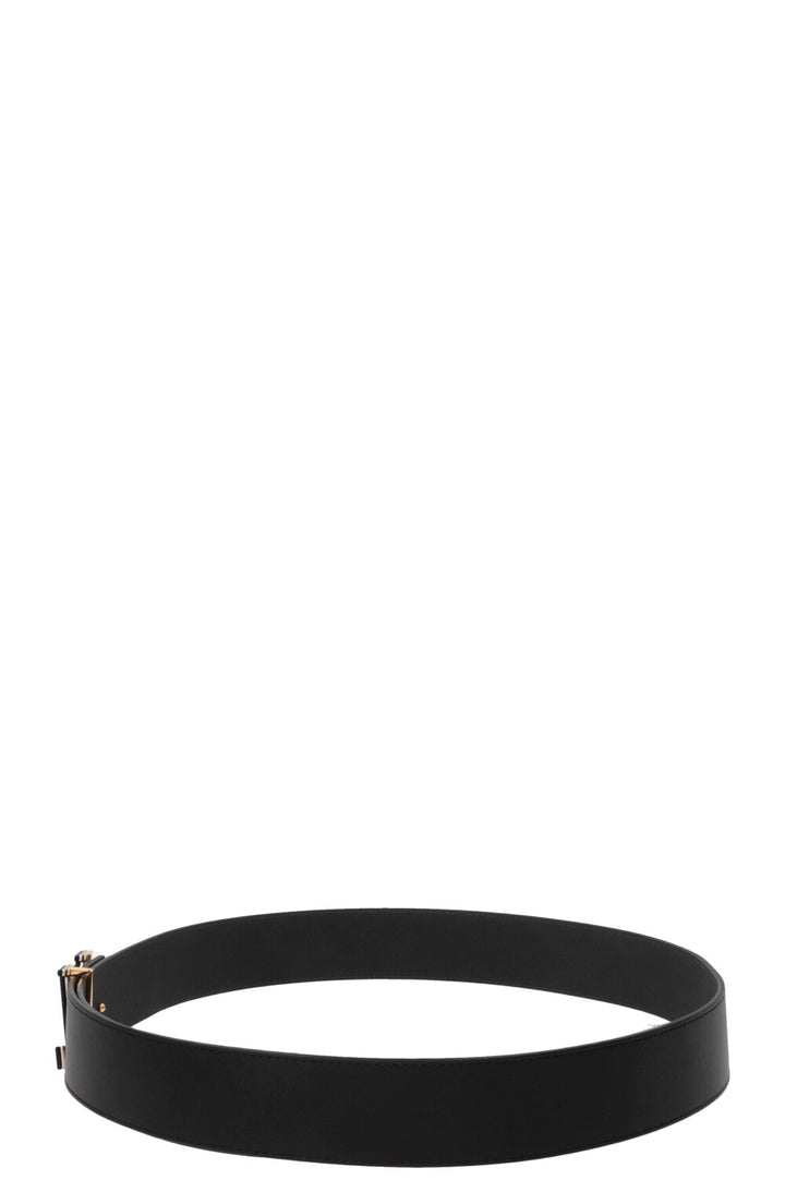LOUIS VUITTON Optic Reversible Belt Leather Black