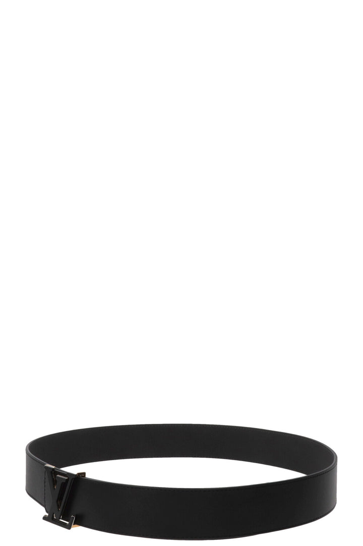 LOUIS VUITTON Optic Reversible Belt Leather Black
