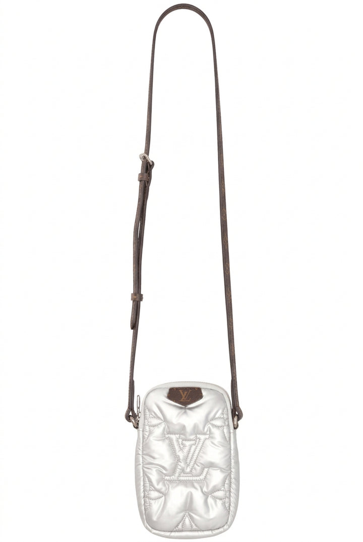 LOUIS VUITTON Pillow Phone Case Econyl Nylon Silver