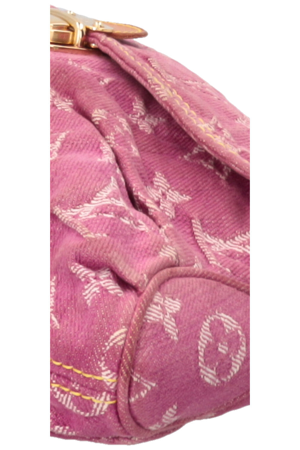 LOUIS VUITTON Pleaty Bag Denim Pink