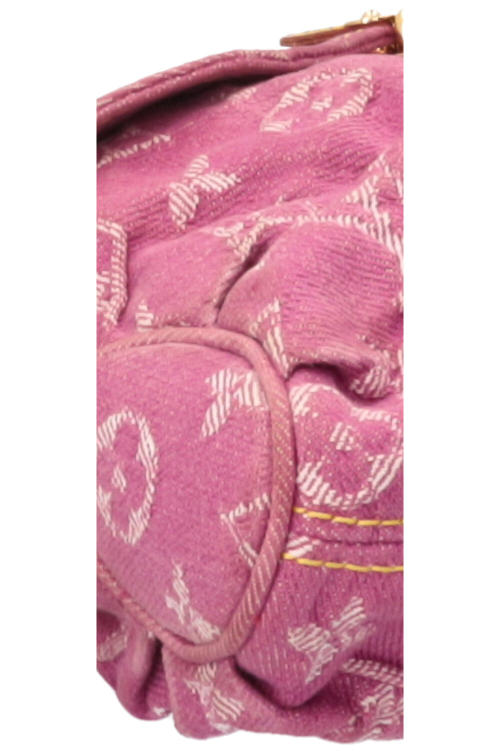 LOUIS VUITTON Pleaty Bag Denim Pink
