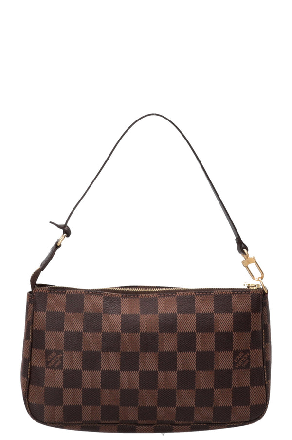 LOUIS VUITTON Pochette Accessoires Canvas Damier Ebene
