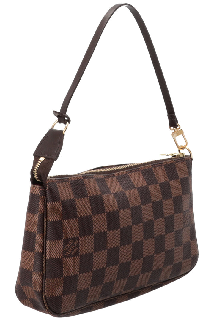 LOUIS VUITTON Pochette Accessoires Canvas Damier Ebene