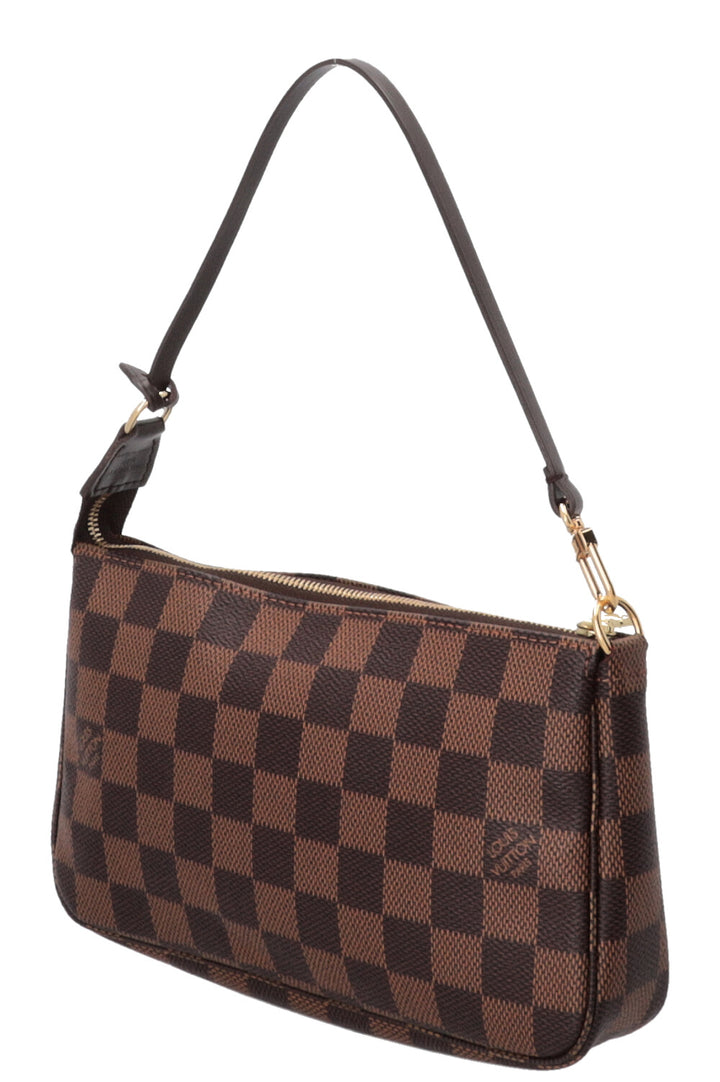 LOUIS VUITTON Pochette Accessoires Canvas Damier Ebene
