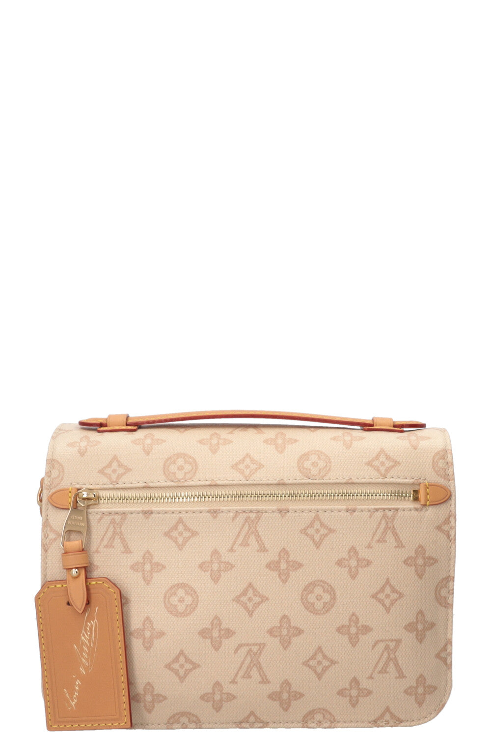 LOUIS VUITTON Pochette Metis Bag MM Toiles White