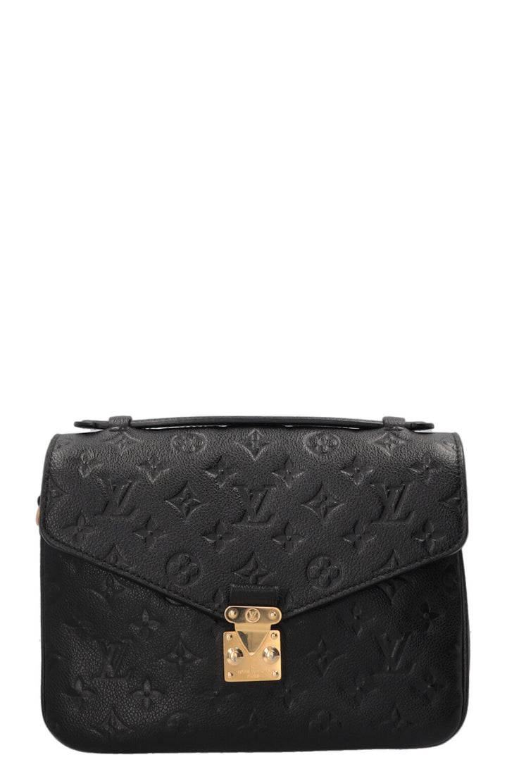 LOUIS VUITTON Pochette Métis Empreinte Black