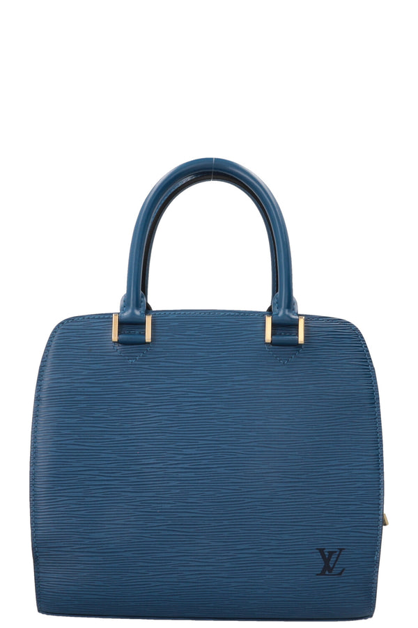 LOUIS VUITTON Pont Neuf Bag Epi Leather Blue