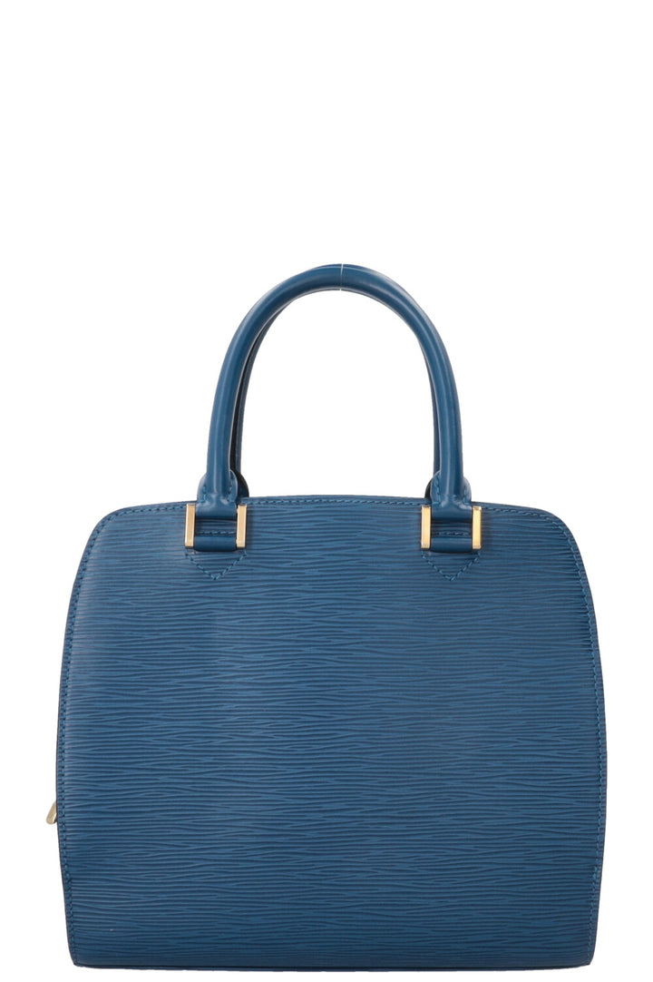 LOUIS VUITTON Pont Neuf Bag Epi Leather Blue