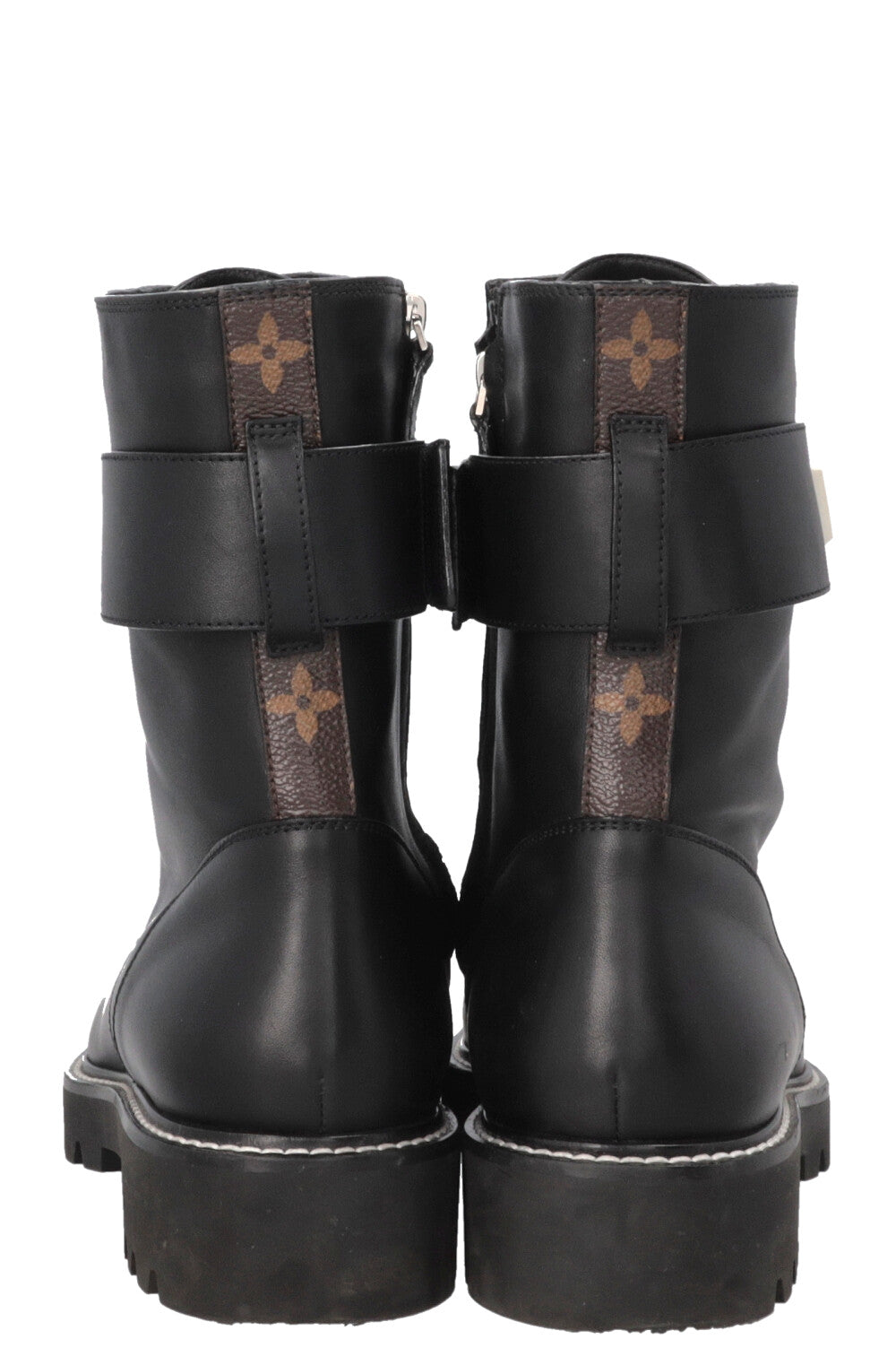 LOUIS VUITTON Ranger Boots Calfskin Black