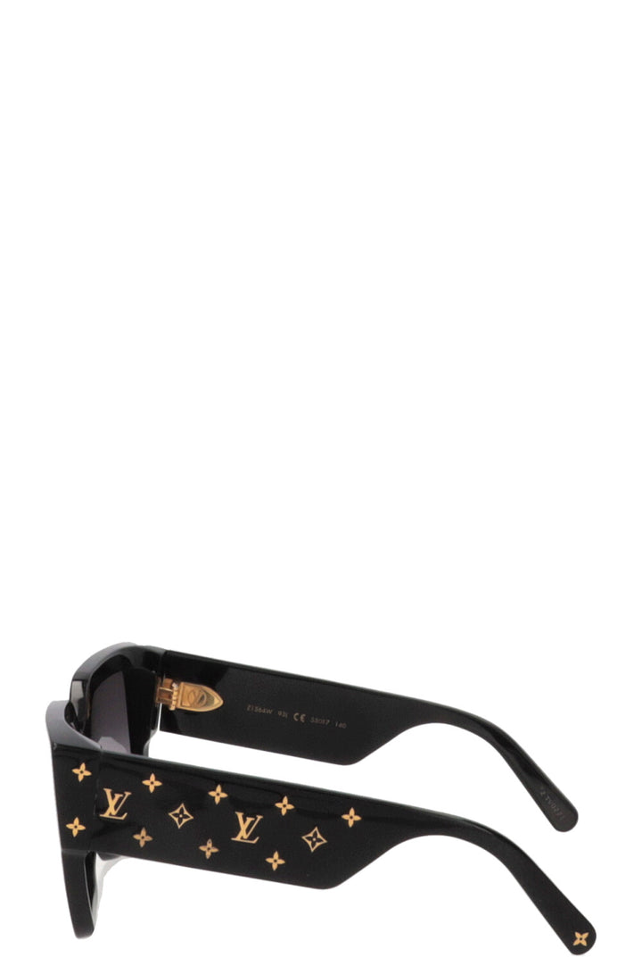 LOUIS VUITTON Rendez-Vous Sunglasses Z1564W Acetate Black