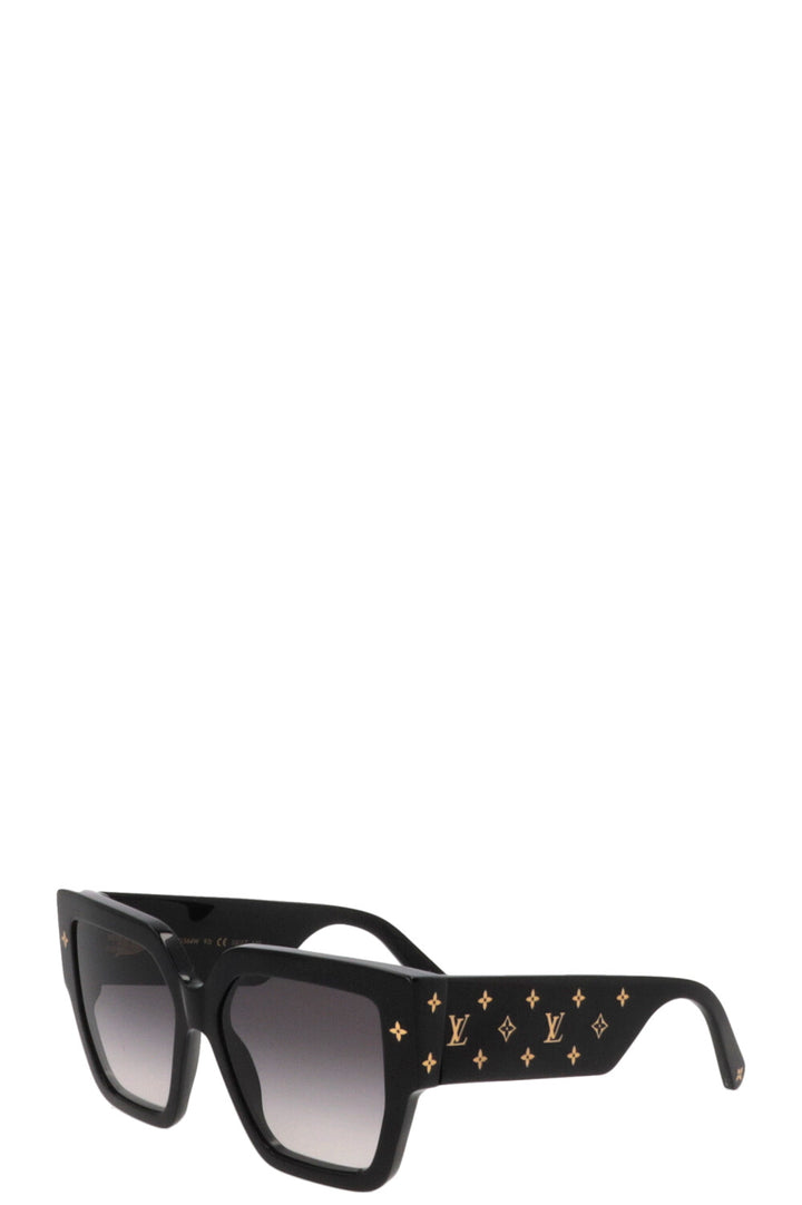 LOUIS VUITTON Rendez-Vous Sunglasses Z1564W Acetate Black