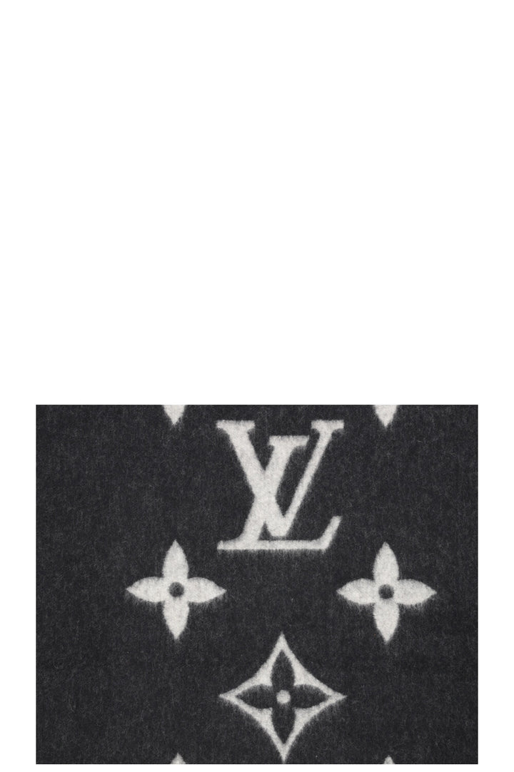 LOUIS VUITTON Écharpe Réversible Giant MNG Noir
