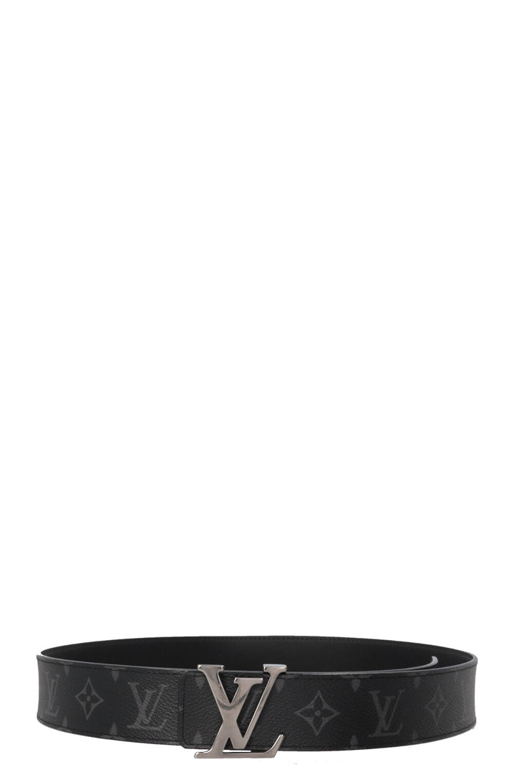 LOUIS VUITTON Reversible Initials 40mm Reversible Belt Eclipse MNG