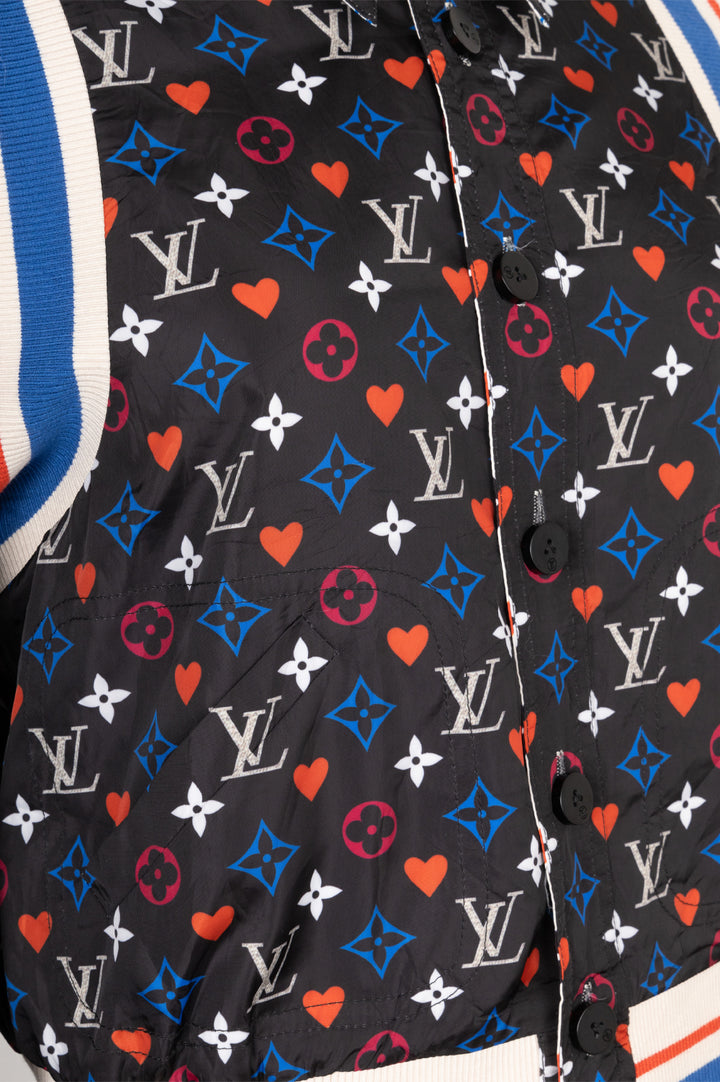 LOUIS VUITTON Reversible MNG Bomber Jacket Nylon