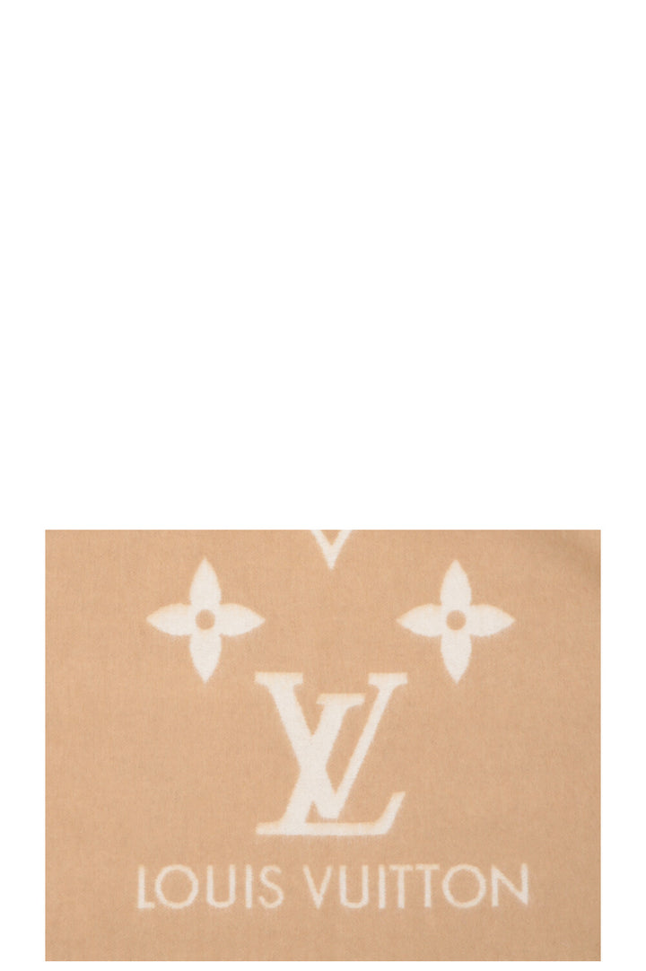 Écharpe Reykjavik Gradient en cachemire beige LOUIS VUITTON